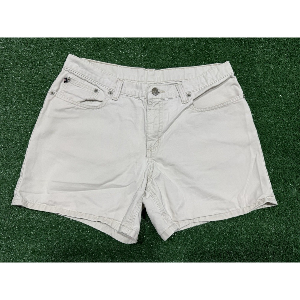 Polo Jeans Company Saturday Shorts Womens Size 8 White Denim Ralph Lauren